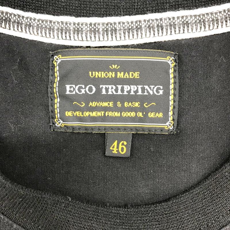 EGO TRIPPING DEVILOCK TEE デビロック コラボレーション 半袖カットソー Tシャツ メンズ サイズ46 ブラック系 エゴ トリッピング トップス A2578◆｜sunstep｜06