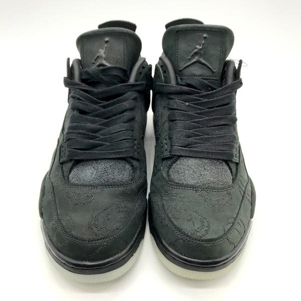 NIKE AIR JORDAN 4 KAWS スニーカー エアジョーダン ハイカット カウズ コラボ 930155-001 メンズ 29.0 グレー系 ナイキ 靴 B0722◆｜sunstep｜02