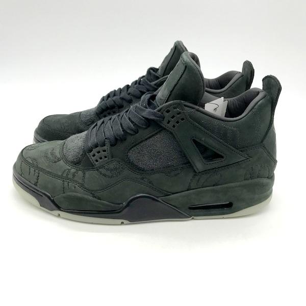 NIKE AIR JORDAN 4 KAWS スニーカー エアジョーダン ハイカット カウズ コラボ 930155-001 メンズ 29.0 グレー系 ナイキ 靴 B0722◆｜sunstep｜03