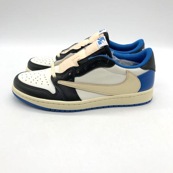 NIKE Travis Scott Fragment Air Jordan 1 Low DM7866-140 スニーカー エアジョーダン 男女兼用 25.0cm マルチカラー系 ナイキ 靴 B0721◆｜sunstep｜03