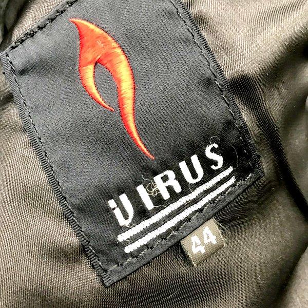 VIRUS ヴィンテージ レザー ライダース ジャケット 古着 牛革 MADE IN