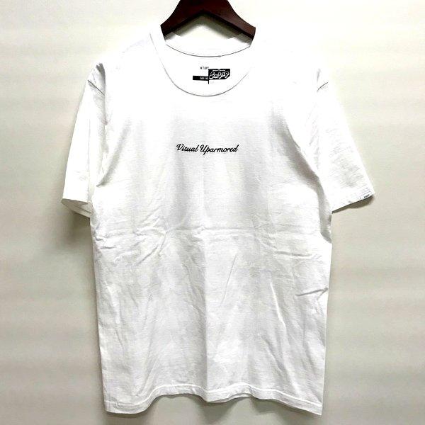 WTAPS VISUAL UPARMORED Tee ロゴ Tシャツ 半袖 カットソー カジュアル メンズ サイズ2 ホワイト ダブルタップス