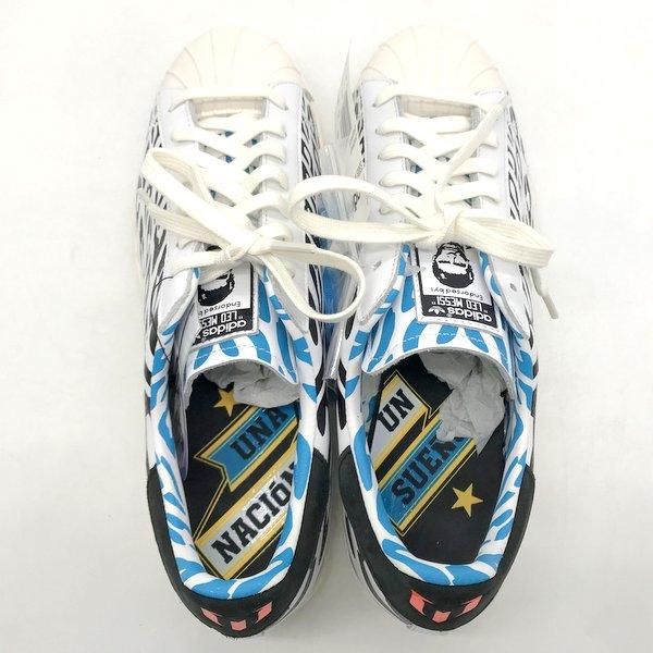 Adidas Superstar 80s WC World Cup スニーカー M21779 スーパースター 未使用品 シューズ ワールドカップ 箱付き 27.5cm ホワイト アディダス 靴 B1648◆｜sunstep｜06