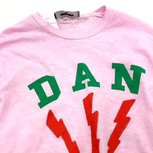 DSQUARED2 長袖カットソー ロゴ マルチプリント付 ロングTシャツ