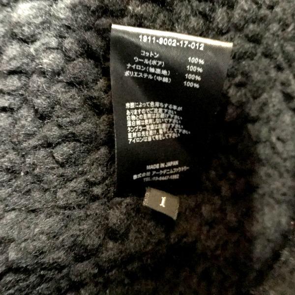 MINEDENIM 19AW Black Denim Buffalo Check Boa Ranch CT ランチコート  