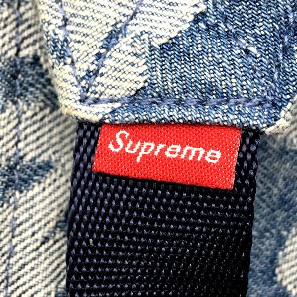 Supreme 22SS Fat Tip Jacquard Denim Waist Bag ファット ティップ