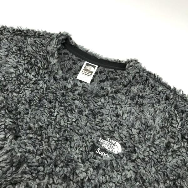 Supreme The North Face High Pile Fleece パイル フリース セーター メンズ Lサイズ グレー系 長袖 シュプリーム ノースフェイス トップ｜sunstep｜03