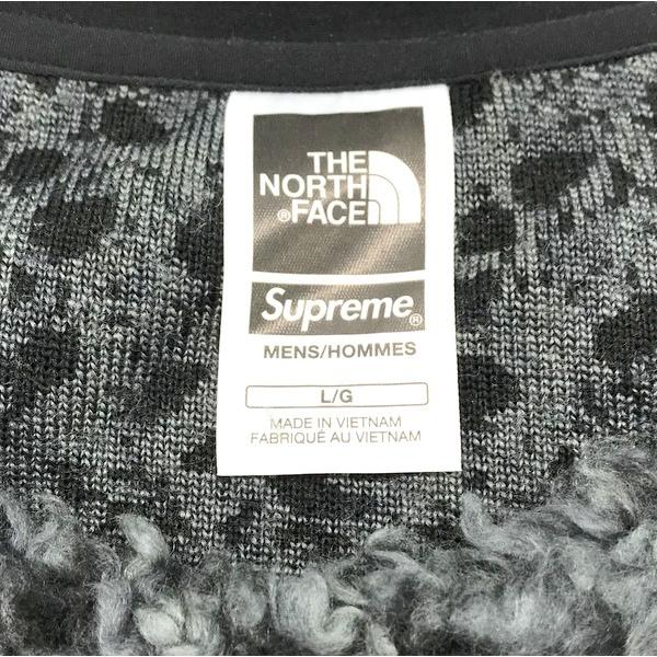 Supreme The North Face High Pile Fleece パイル フリース セーター メンズ Lサイズ グレー系 長袖 シュプリーム ノースフェイス トップ｜sunstep｜04