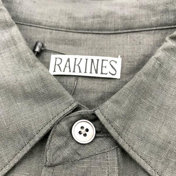RAKINES 半袖リネンシャツ RAKINES 半袖リネンシャツ