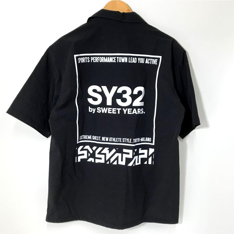 新品 sy32 by sweet years ブラック 総柄 Lサイズ相当（SY32 by