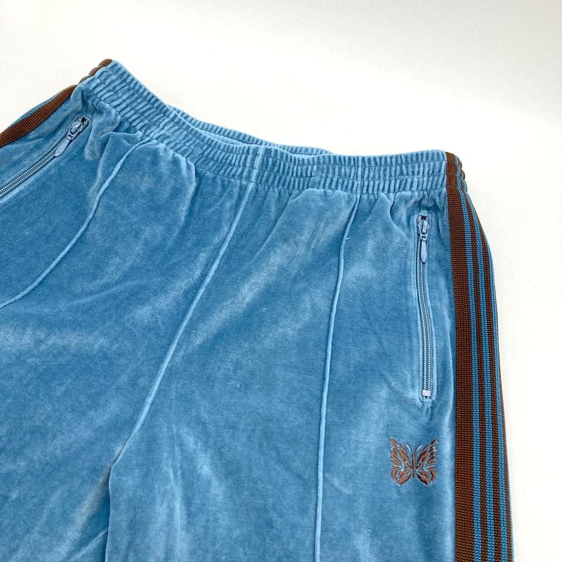 Needles（ニードルス） ナロートラックパンツ MR293 ベロア 刺繍