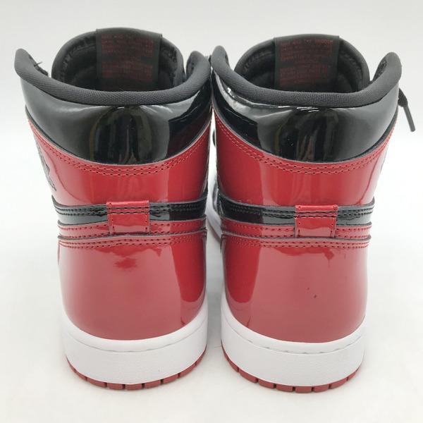 訳あり NIKE AIR JORDAN 1 RETRO HIGH OG Patent Bred AJ1 555088-063