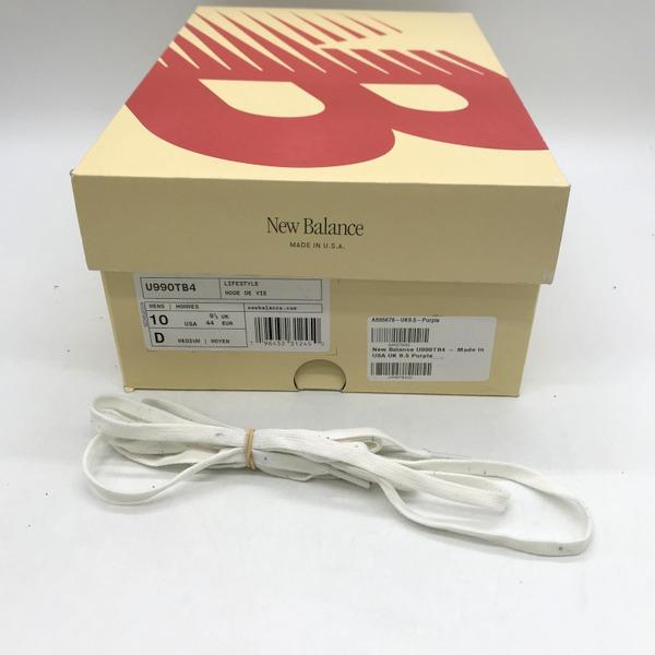 New Balance（ニューバランス） 990v4 Plum Purple U990TB4 スニーカー 