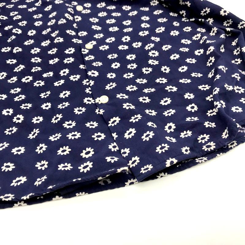 Supreme プリント オープンカラー レーヨン シャツ 花柄 長袖 メンズ L 