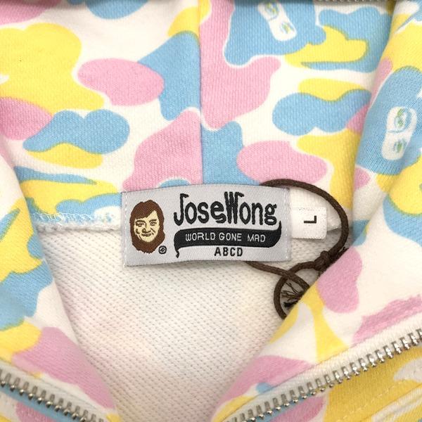 A BATHING APE josewong ABCD ZIP UP CANDY フーディー ジップ A BATHING APE josewong ABCD ZIP UP CANDY フーディー ジップ