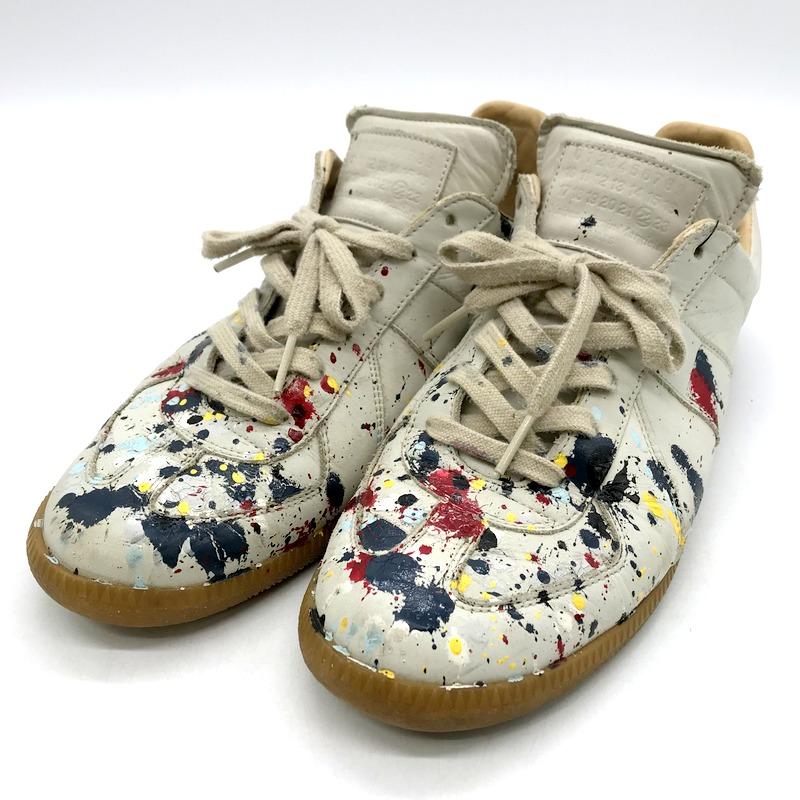 Maison Margiela ペイント ジャーマントレーナー レプリカ スニーカー 