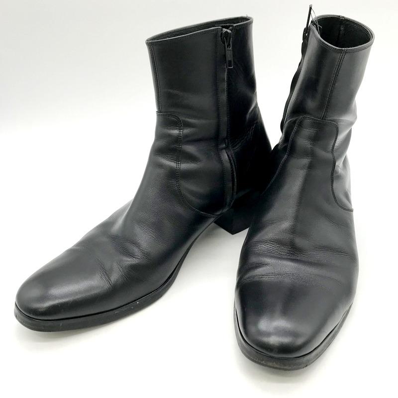 LAD MUSICIAN ネイビー メンズブーツ（未使用品 LADMUSICIAN キップ 