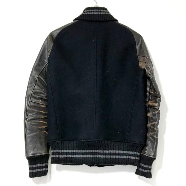 ACANTHUS Studium Jacket ST1301 ウール レザー コンビ 