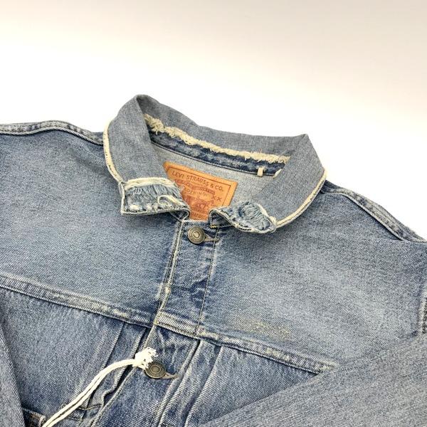 Levis デニムジャケット ダメージ PC9-A0448-0002 カジュアル メンズ 42 ブルー リーバイス アウター A3186◆｜sunstep｜03