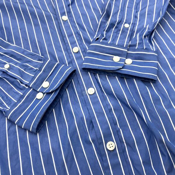 BALENCIAGA stripe long sleeve shirt テレフォンストライプロング 