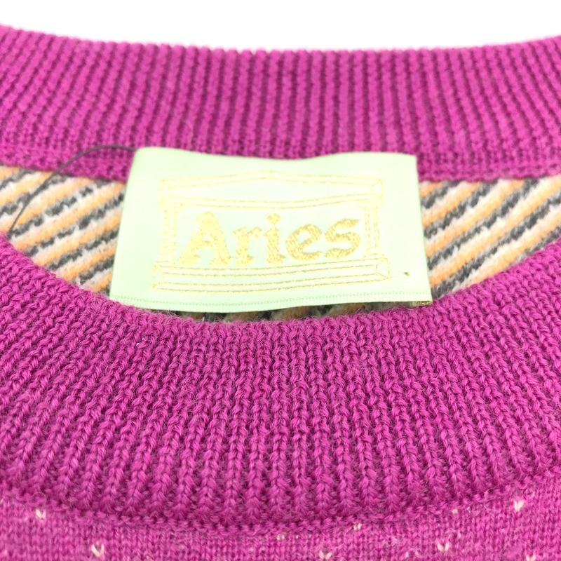 ARIES HENGE KNIT JUMPER FUAR20040 ニットセーター ストリート ARIES HENGE KNIT JUMPER FUAR20040 ニットセーター ストリート