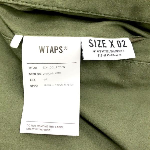 WTAPS JACKET NYLON RIPSTOP 202TQDT-JKM04 キルティング WTAPS JACKET NYLON RIPSTOP 202TQDT-JKM04 キルティング