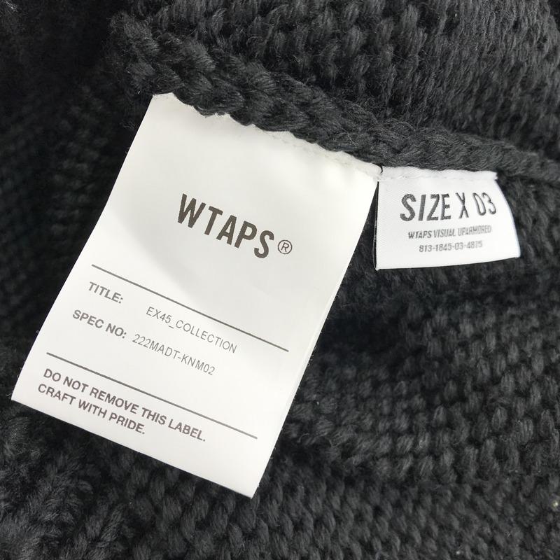 WTAPS 22AW ARMT SWEATER POLY X3 222MADT-KNM02 ポリエステル ニット 