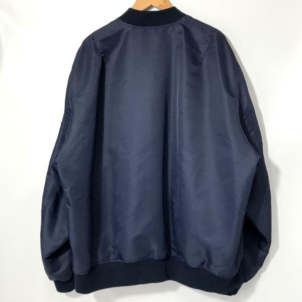 RAF SIMONS 231-M619 Classic bomber with leather patch RAF SIMONS 231-M619 Classic bomber with leather patch