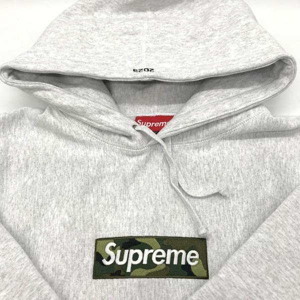 Supreme Box Logo Hooded Sweatshirt 23FW Ash Grey ボックス Supreme Box Logo Hooded Sweatshirt 23FW Ash Grey ボックス
