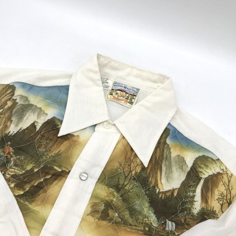 Kennington 70s ウエスタンシャツ キルティング 長袖 カジュアル
