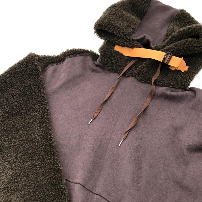 meanswhile（ミーンズワイル） パーカー Pile Function Hoodie MW 