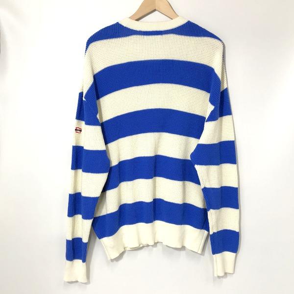 古着ニット ICECREAM ボーダーニット ICJP231K004 古着 カジュアル 青 白
