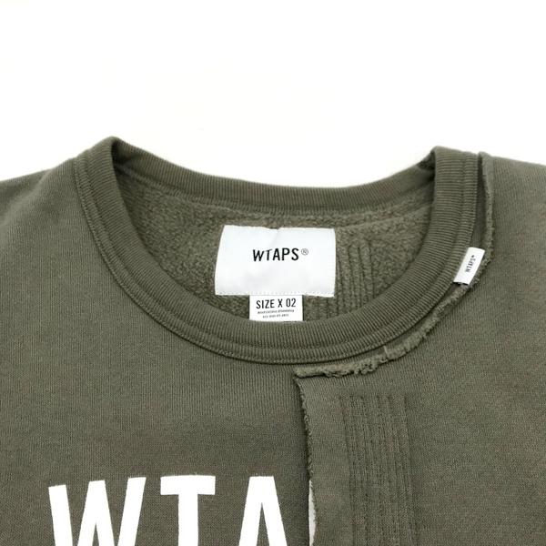 WTAPS RAGS CREW NECK 211ATDT-CSM27 スウェット 古着 カジュアル 