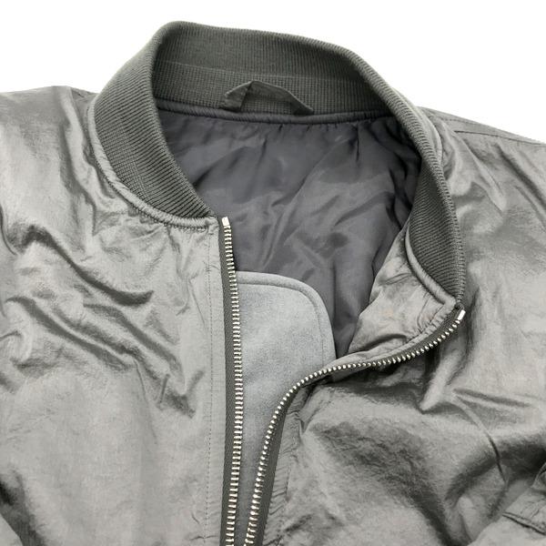 LOEWE　ボンバージャケット　　フライトジャケット　プリント グレー　Sサイズ ノイバンシュタイン（NOIVAN-STEIN） stein オーバーサイズフライト