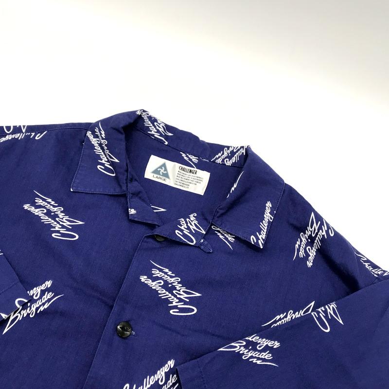 CHALLENGER 半袖シャツ CLG-SH 023-003 SS MULTI SIGNATURE SHIRT 