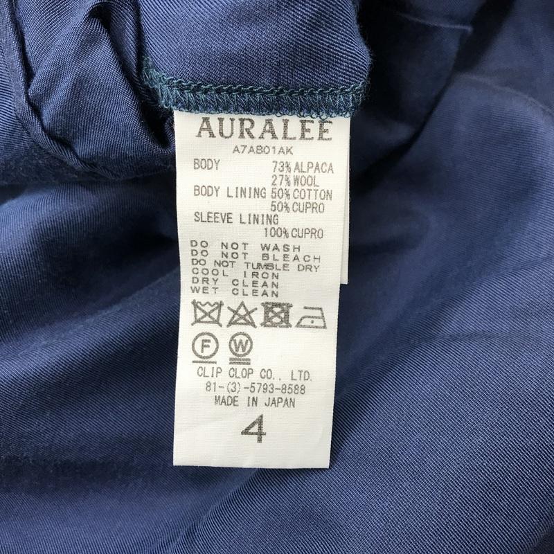 AURALEE ジップブルゾン BABY ALPACA ZIP BLOUSON A7AB01AK AURALEE ジップブルゾン BABY ALPACA ZIP BLOUSON A7AB01AK