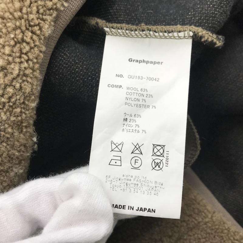 Graphpaper ボアジャケット フリースジャケット GU193-70042 フル