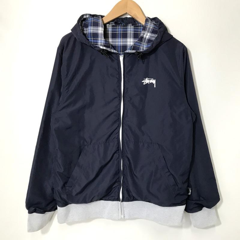STUSSY リバーシブルジャケット RN94974 CA28629 チェック 古着 STUSSY リバーシブルジャケット RN94974 CA28629 チェック 古着