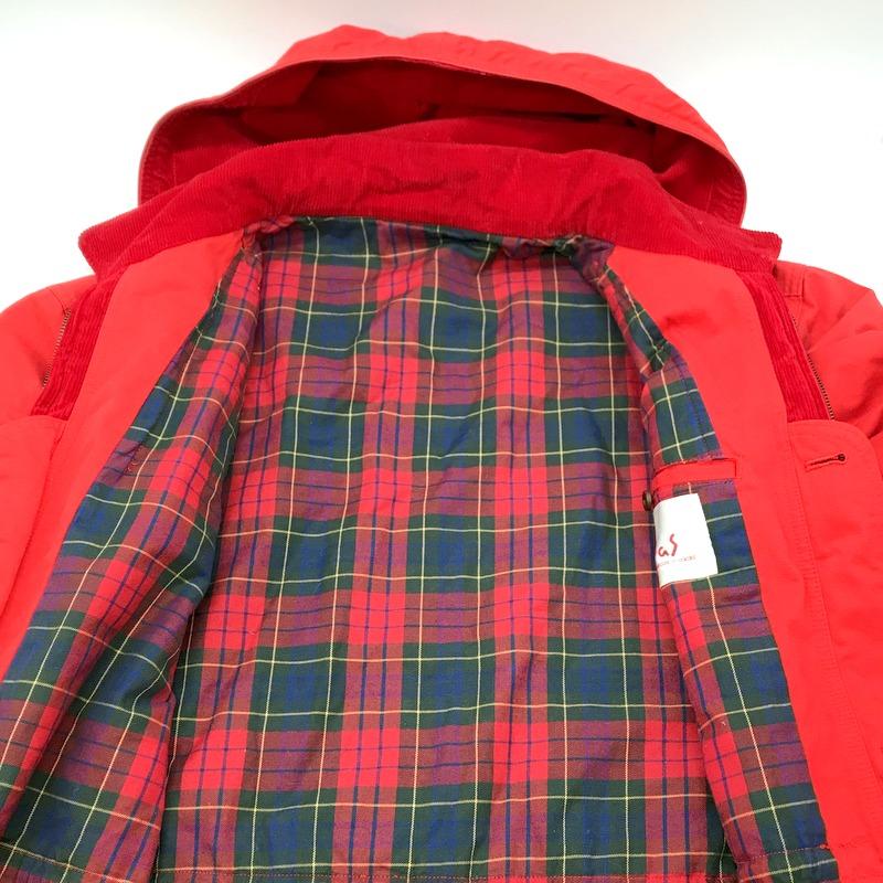 PAPAS（パパス） コート 古着 ジップアップ フード取り外し可 裏地