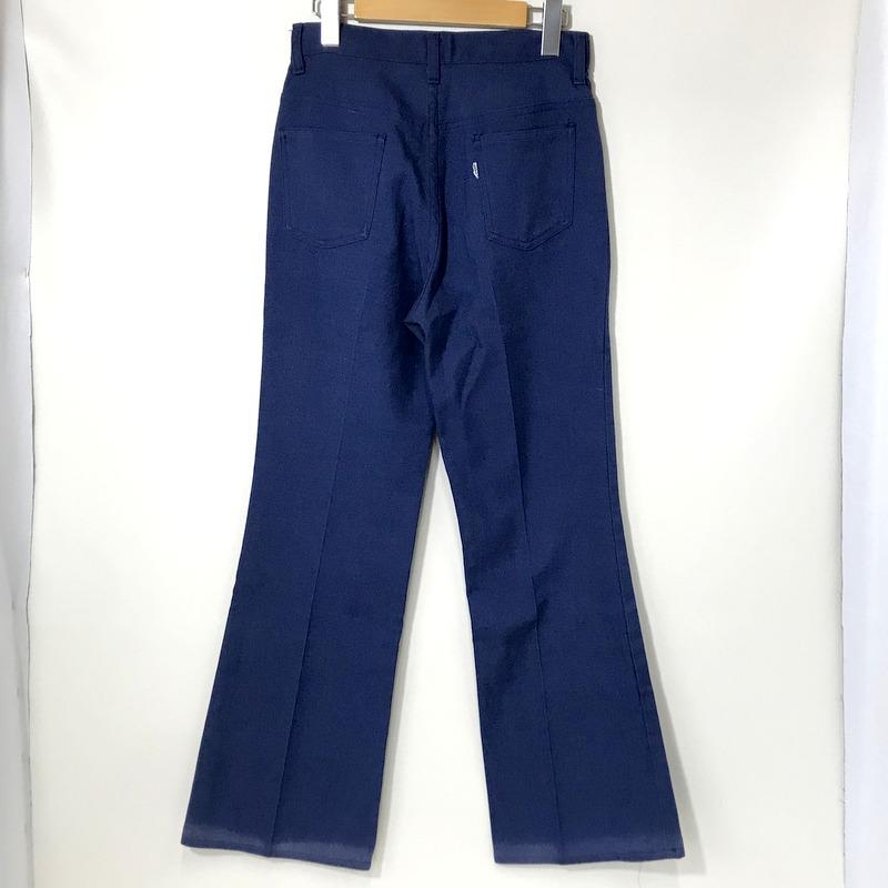 人気 リーバイス アクションスラックス W35相当 ブルー センタープレス