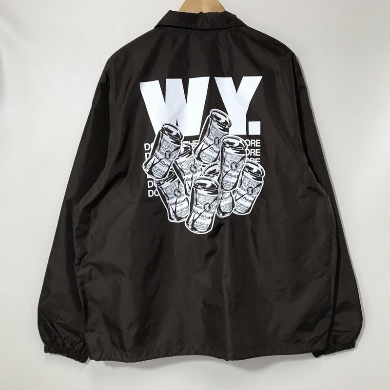 Wasted Youth コーチジャケット WY27JK001 袋付き バックプリント ロゴ