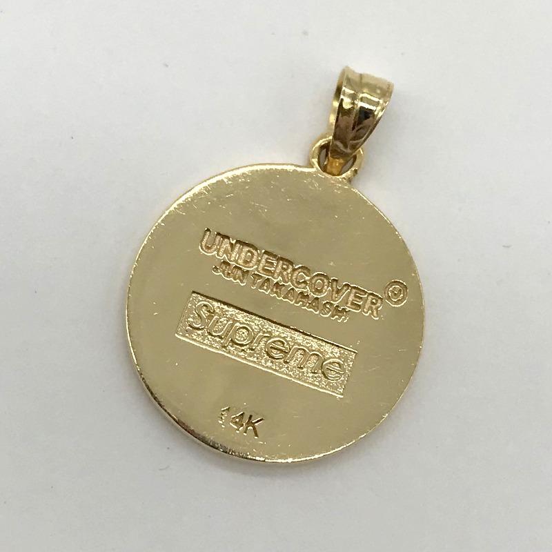 Supreme UNDERCOVER 14k パブリックエネミー ネックレストップ Supreme UNDERCOVER 14k パブリックエネミー ネックレストップ