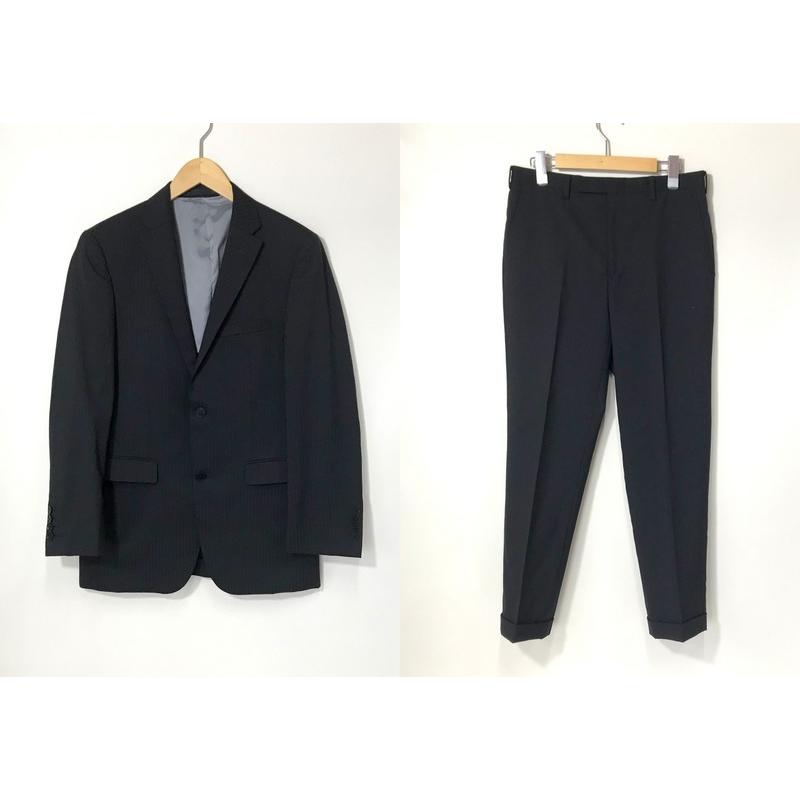 BURBERRY BLACK LABEL スーツ D1H11-301-09 シングルスーツ ストライプ 