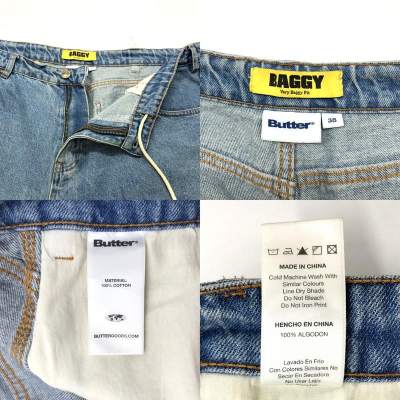 butter goods バギーデニムパンツ ジーンズ Gパン BAGGIEST JEANS 