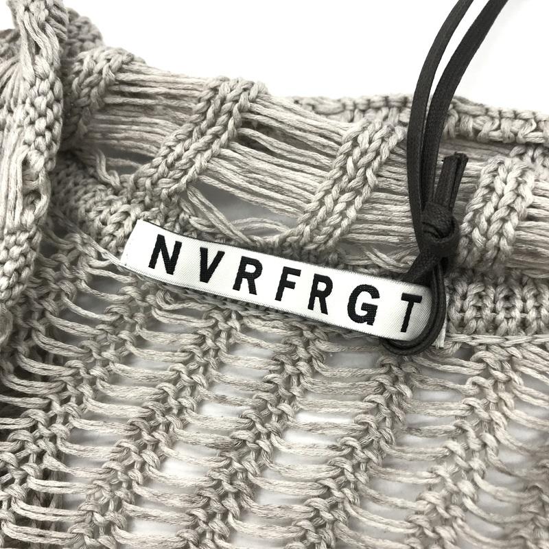NVRFRGT（ネヴァーフォーゲット） カーディガン COTTON OPEN KNIT