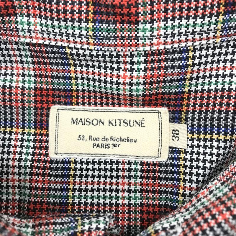 MAISON KITSUNE（メゾン キツネ） チェックシャツ 美品 BM00408BT1105 