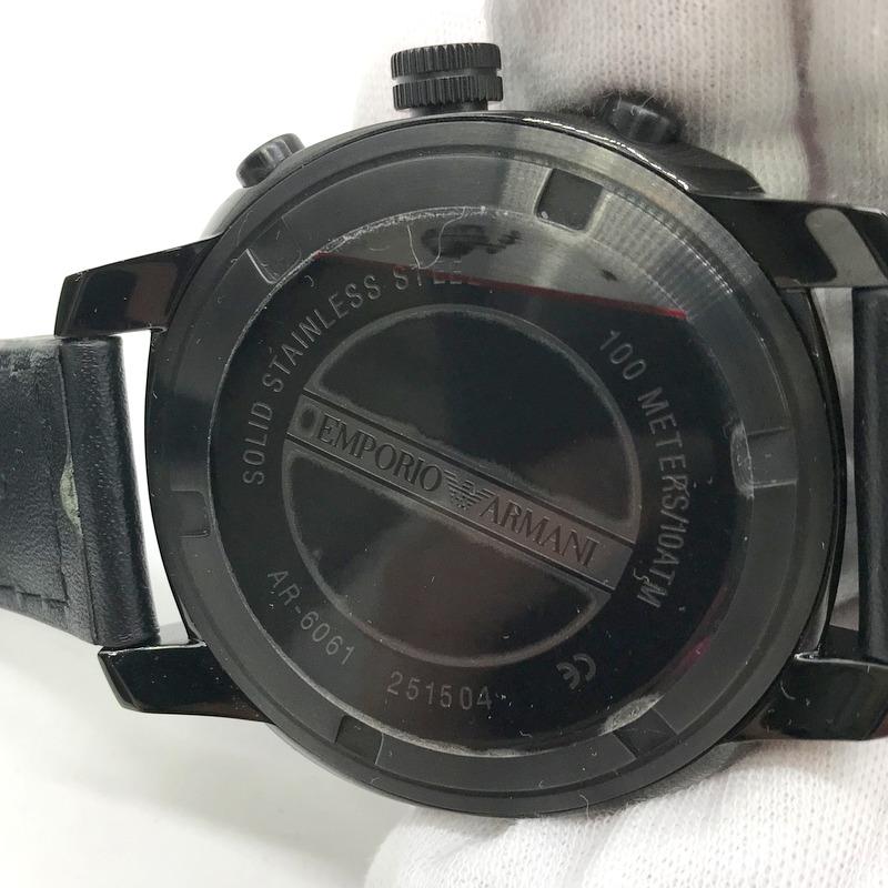 EMPORIO ARMANI 腕時計 AR-6061 ウォッチ クォーツ アナログ 防水