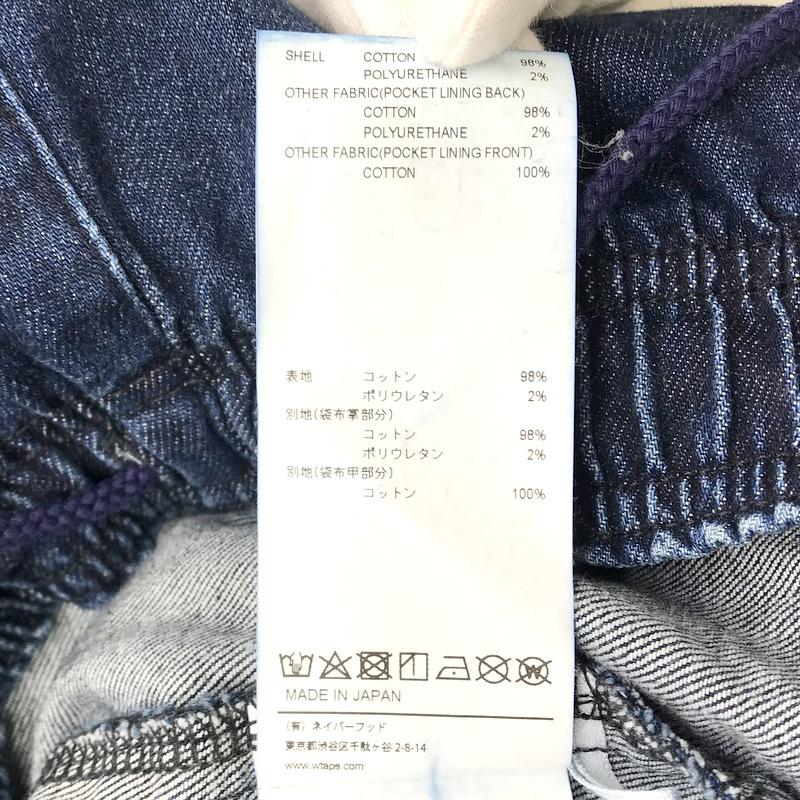 WTAPS デニムカーゴパンツ 222WVDT-PTM02 GIMMICK TROUSERS WTAPS デニムカーゴパンツ 222WVDT-PTM02 GIMMICK TROUSERS