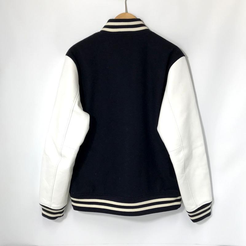 SOPHNET. SOPHNET スタジャン 裾レザー 切替 スタジアムブルゾン 牛革