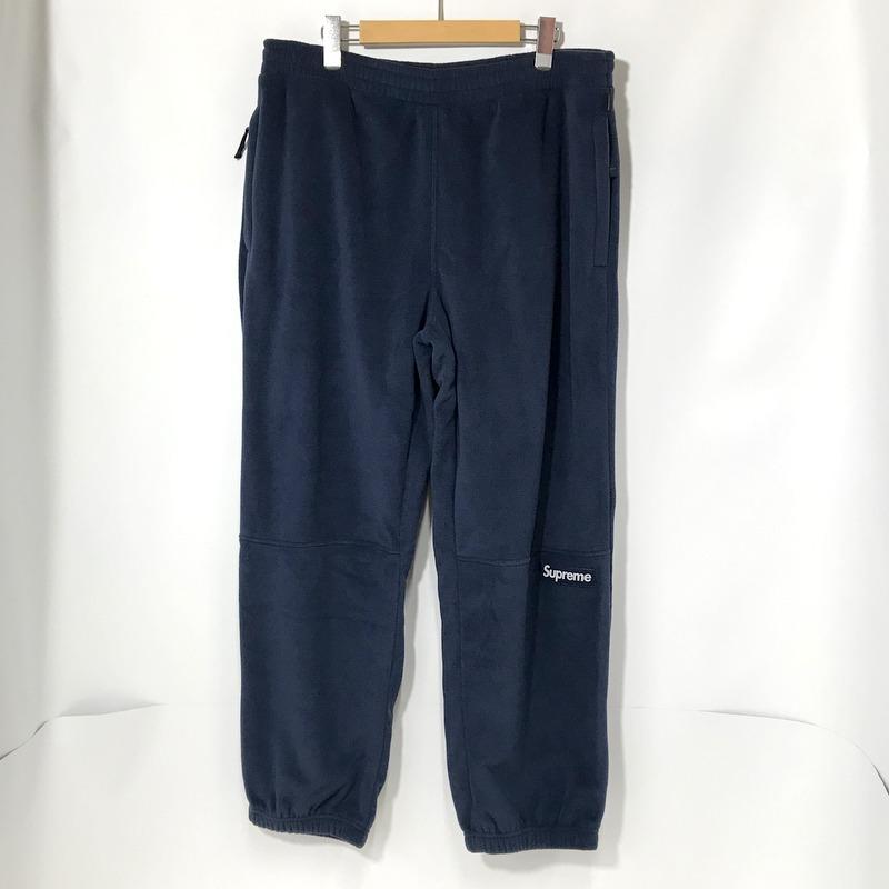 Supreme フリースパンツ 美品 ポーラテック FLEECE PANT ロゴ Supreme フリースパンツ 美品 ポーラテック FLEECE PANT ロゴ